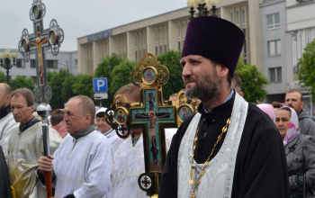 В Борисов прибыл Крест преподобной Евфросинии, игумении и княжны Полоцкой