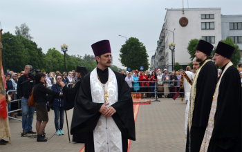 В Борисов прибыл Крест преподобной Евфросинии, игумении и княжны Полоцкой