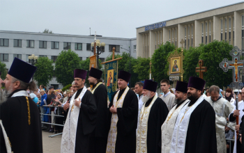 В Борисов прибыл Крест преподобной Евфросинии, игумении и княжны Полоцкой