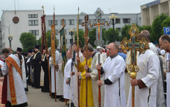 В Борисов прибыл Крест преподобной Евфросинии, игумении и княжны Полоцкой