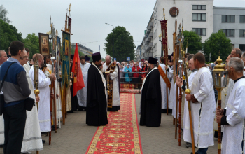В Борисов прибыл Крест преподобной Евфросинии, игумении и княжны Полоцкой