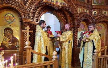 Божественная литургия на белорусском языке в храме Рождества Христова