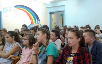 В летнем лагере «Строитель» Борисовского района состоялась беседа с подростками 