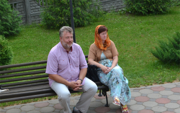 Борисов посетил праправнук основателя Юльевской церкви-школы А.И. Веригина