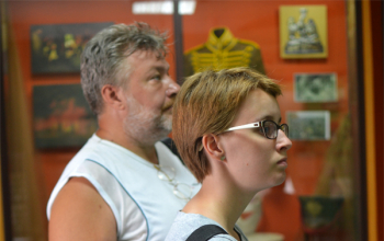 Борисов посетил праправнук основателя Юльевской церкви-школы А.И. Веригина