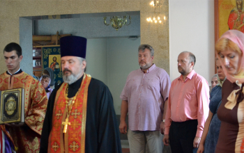 Борисов посетил праправнук основателя Юльевской церкви-школы А.И. Веригина