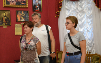 Борисов посетил праправнук основателя Юльевской церкви-школы А.И. Веригина