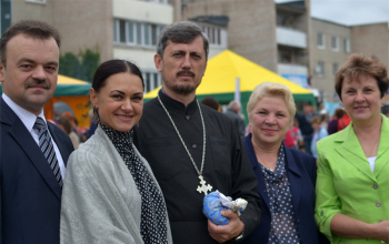 В районном празднике «Дожинки» принял участие протоиерей Александр Вербило