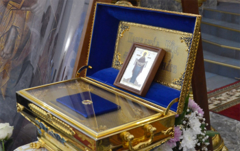 Частица Покрова Пресвятой Богородицы и частица мощей святого великомученика и целителя Пантелеимона прибыли на Борисовщину