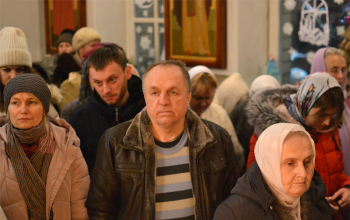 Рождество Христово 2018/2019: Праздничная Божественная литургия в храме Рождества Христова