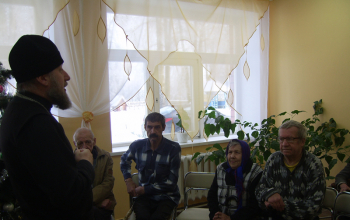 Рождество Христово 2018/2019:Поздравление с Рождеством одиноких пожилых людей и инвалидов в больницах сестринского ухода и интернате