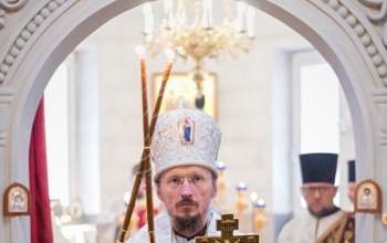 В Навечерие Богоявления епископ Борисовский и Марьиногорский Вениамин совершил Божественную литургию в храме-часовне Святого Богоявления