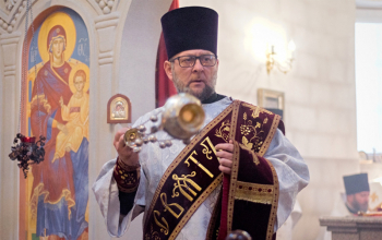 В Навечерие Богоявления епископ Борисовский и Марьиногорский Вениамин совершил Божественную литургию в храме-часовне Святого Богоявления