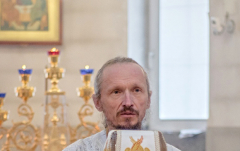 В Навечерие Богоявления епископ Борисовский и Марьиногорский Вениамин совершил Божественную литургию в храме-часовне Святого Богоявления