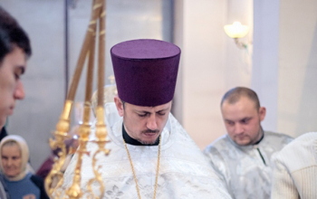 В Навечерие Богоявления епископ Борисовский и Марьиногорский Вениамин совершил Божественную литургию в храме-часовне Святого Богоявления
