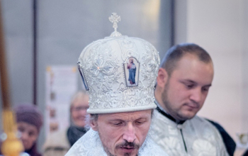 В Навечерие Богоявления епископ Борисовский и Марьиногорский Вениамин совершил Божественную литургию в храме-часовне Святого Богоявления