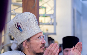 В Навечерие Богоявления епископ Борисовский и Марьиногорский Вениамин совершил Божественную литургию в храме-часовне Святого Богоявления