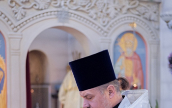 В Навечерие Богоявления епископ Борисовский и Марьиногорский Вениамин совершил Божественную литургию в храме-часовне Святого Богоявления