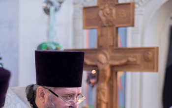 В Навечерие Богоявления епископ Борисовский и Марьиногорский Вениамин совершил Божественную литургию в храме-часовне Святого Богоявления