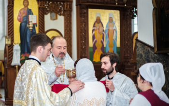 В годовщину со дня кончины протоиерея Иоанна Мисеюка епископ Борисовский и Марьиногорский Вениамин совершил Божественную литургию и панихиду