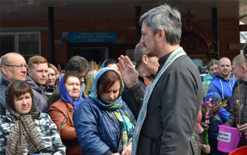 Вербное воскресенье в храме Рождества Христова г. Борисова